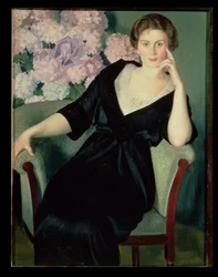 Portret Rene Ivanovny Notgaft (ur. 1880), 1914